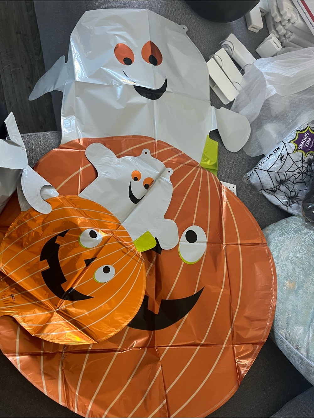 Halloween Pumpkin and Ghost Kids Costume Accessory - Orange & White